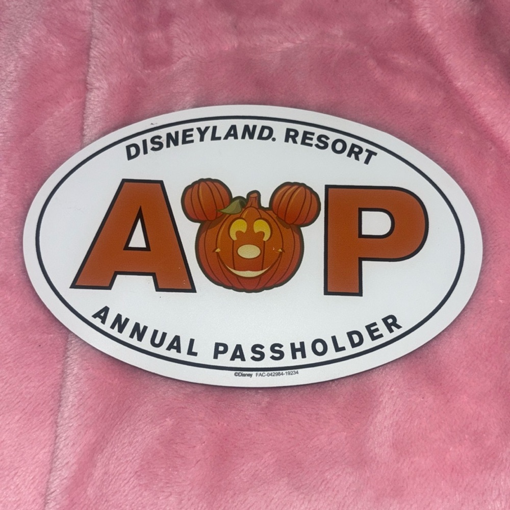 Disney annual passholder magnet🎃